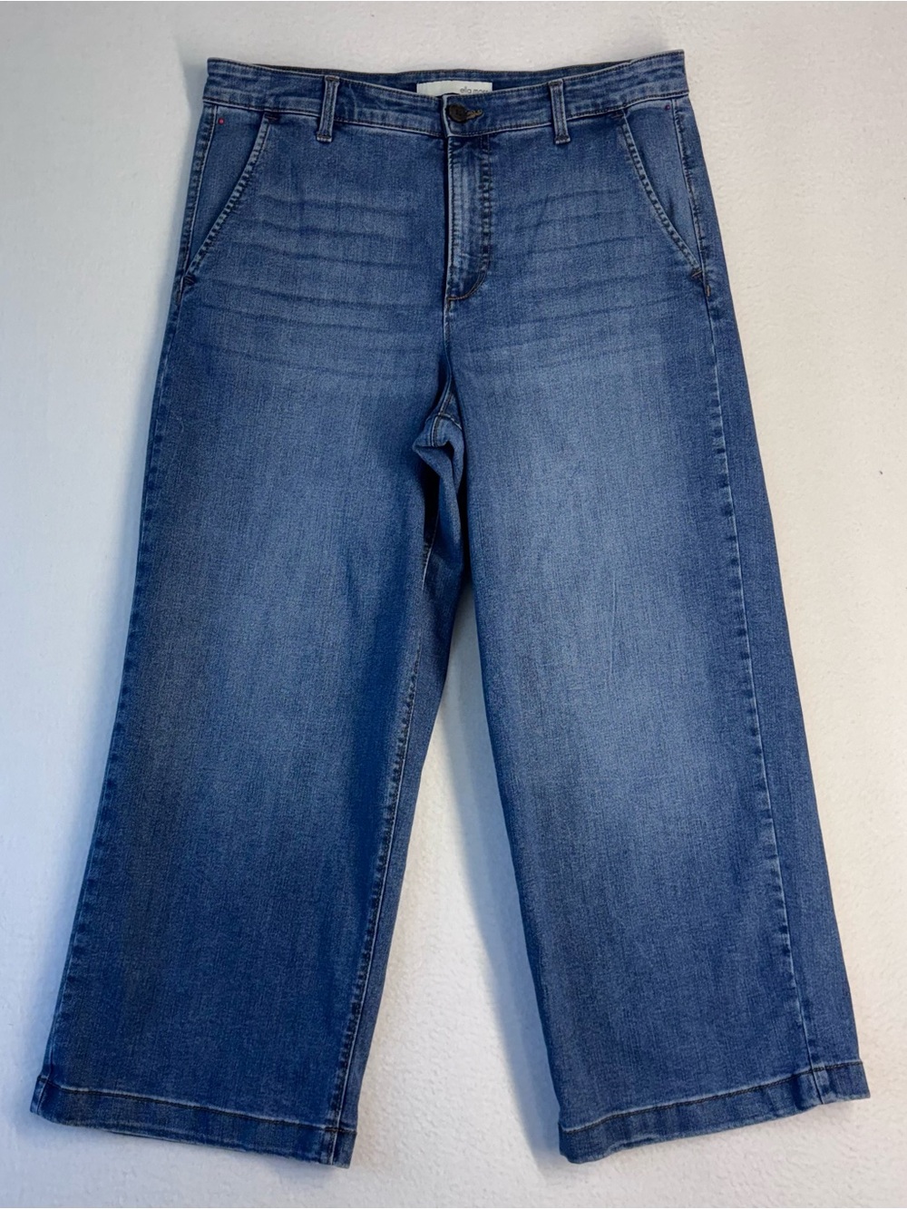 Ella Moss Wide Leg Cropped Jeans Size 12